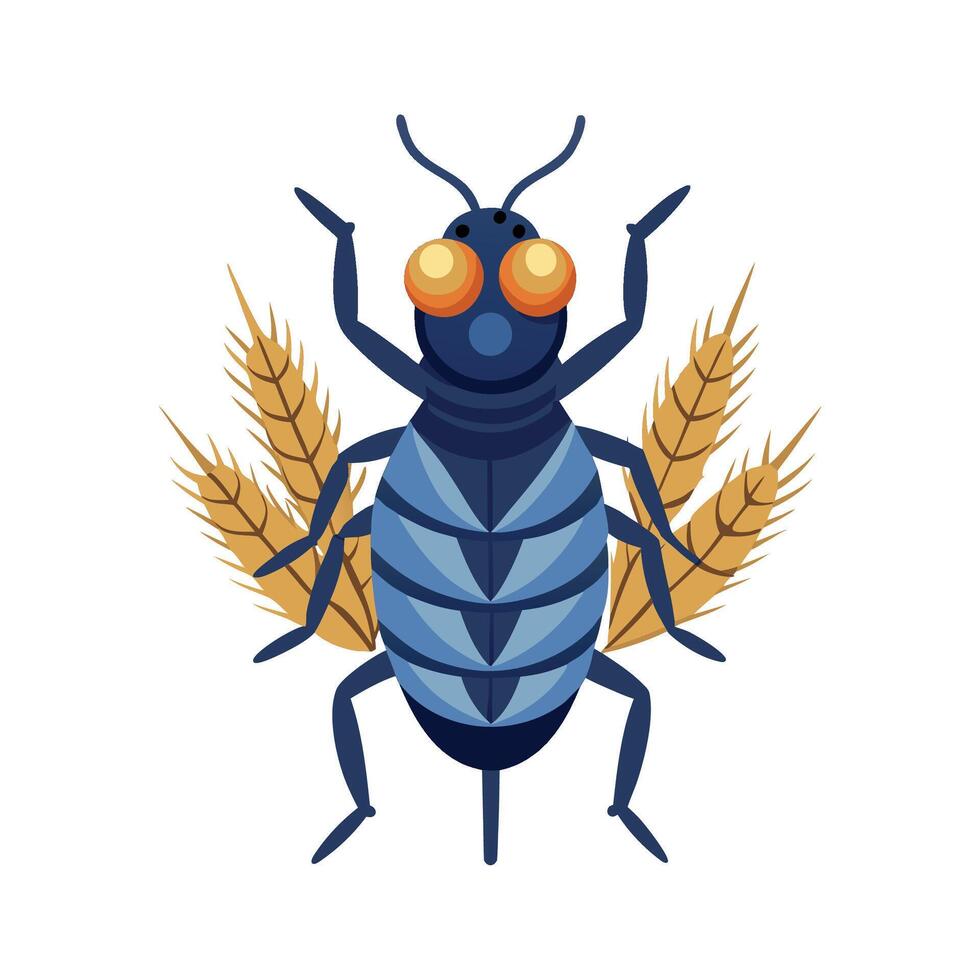 Sitophilus Granarius Stunning Representation vector