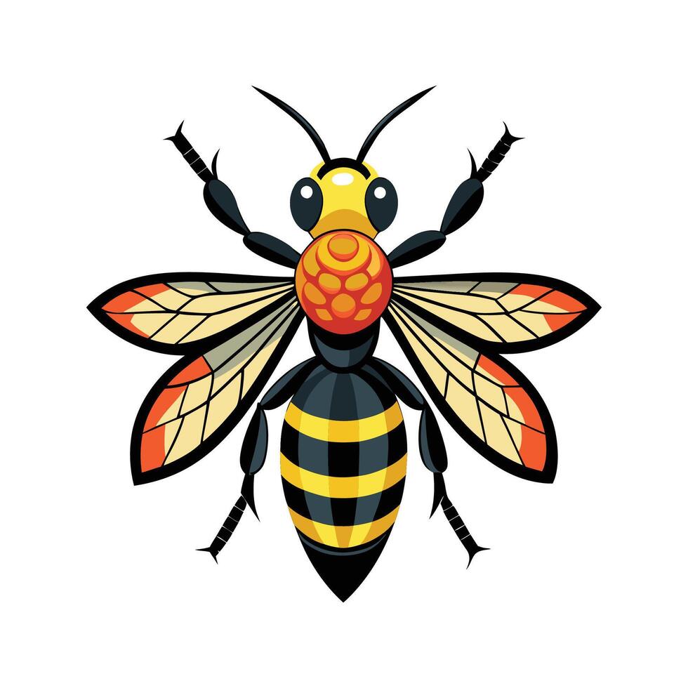 Sphex Ichneumoneus Artistic Design vector