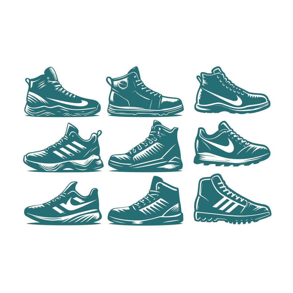 Enduro Step Sport Boot Collection Logo vector