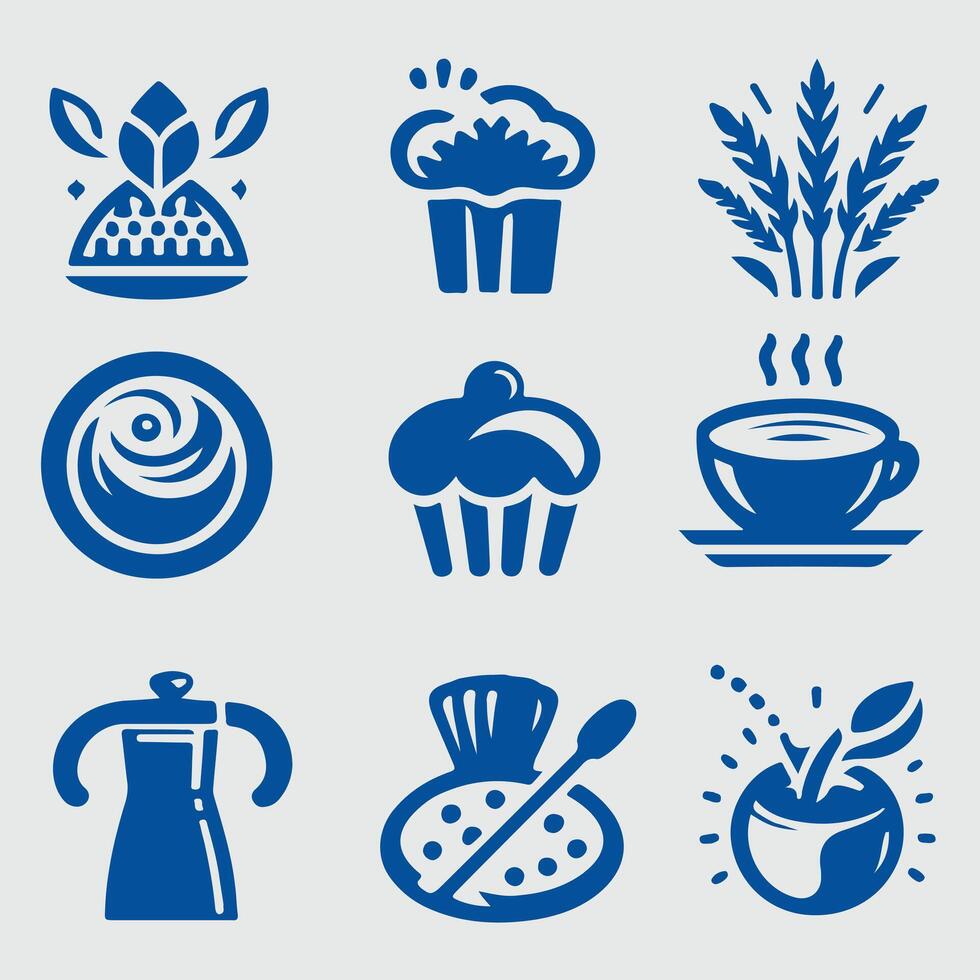 The Flour Jar baking collection vector
