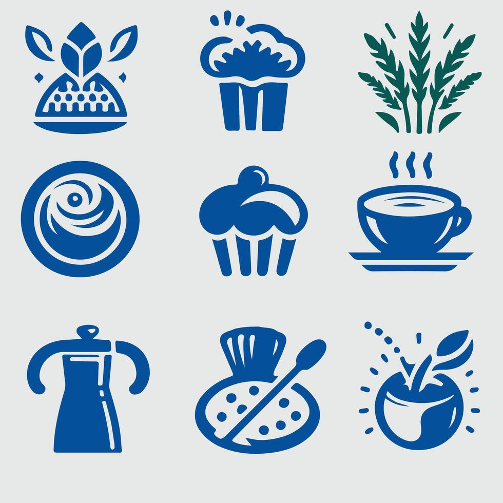 Heavenly Dough baking collection vector