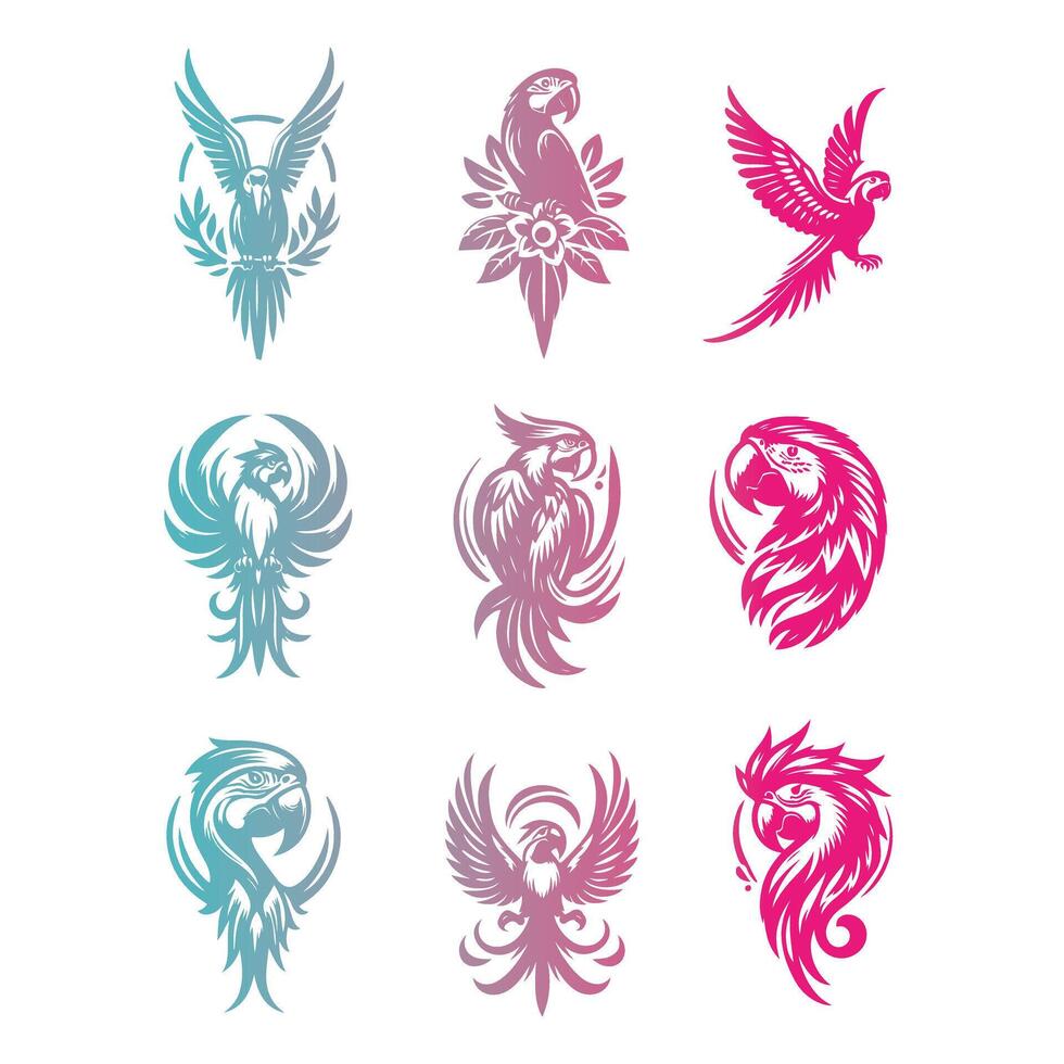 Pico Parrot Collection Logo vector