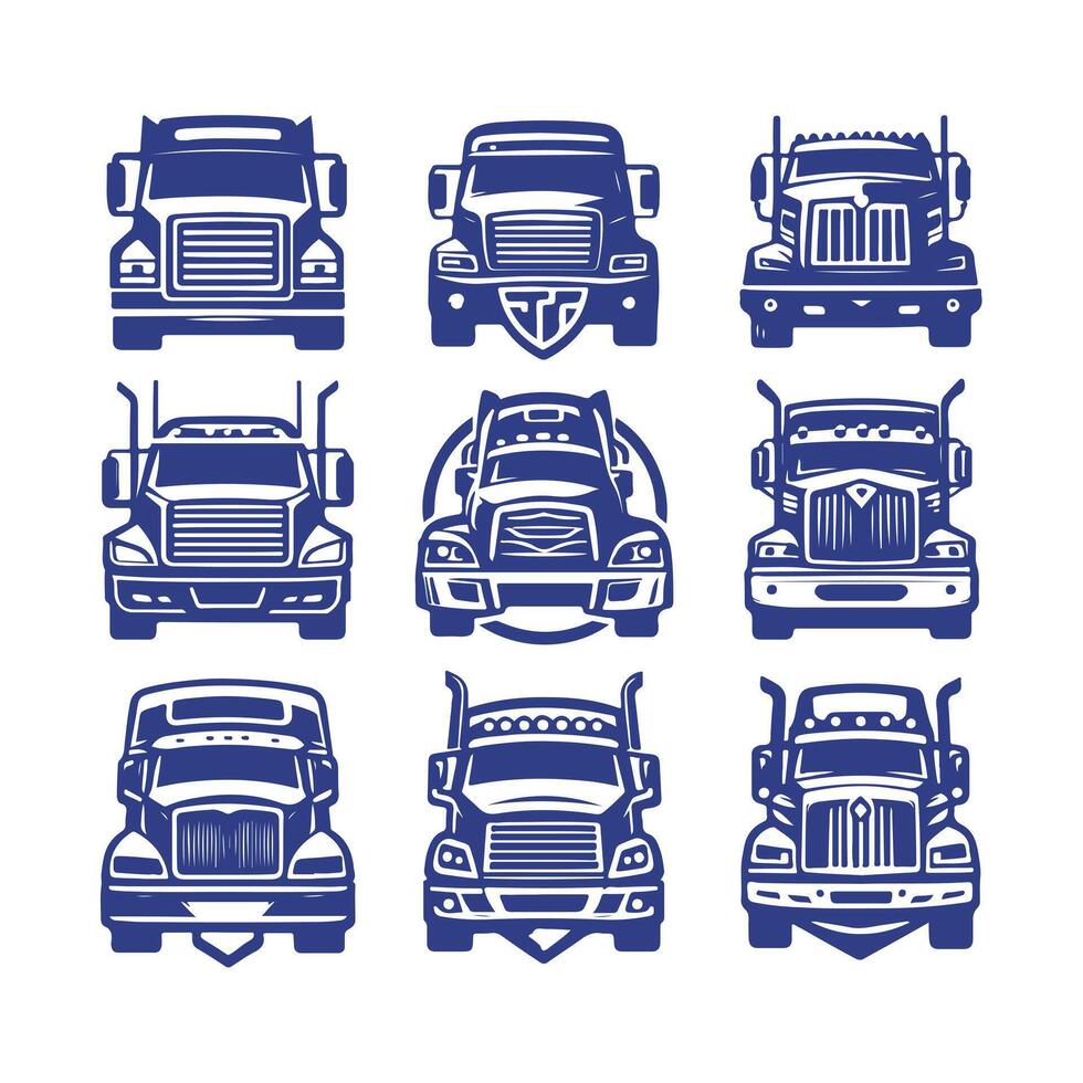 Skyway Express Trucking collection logo vector
