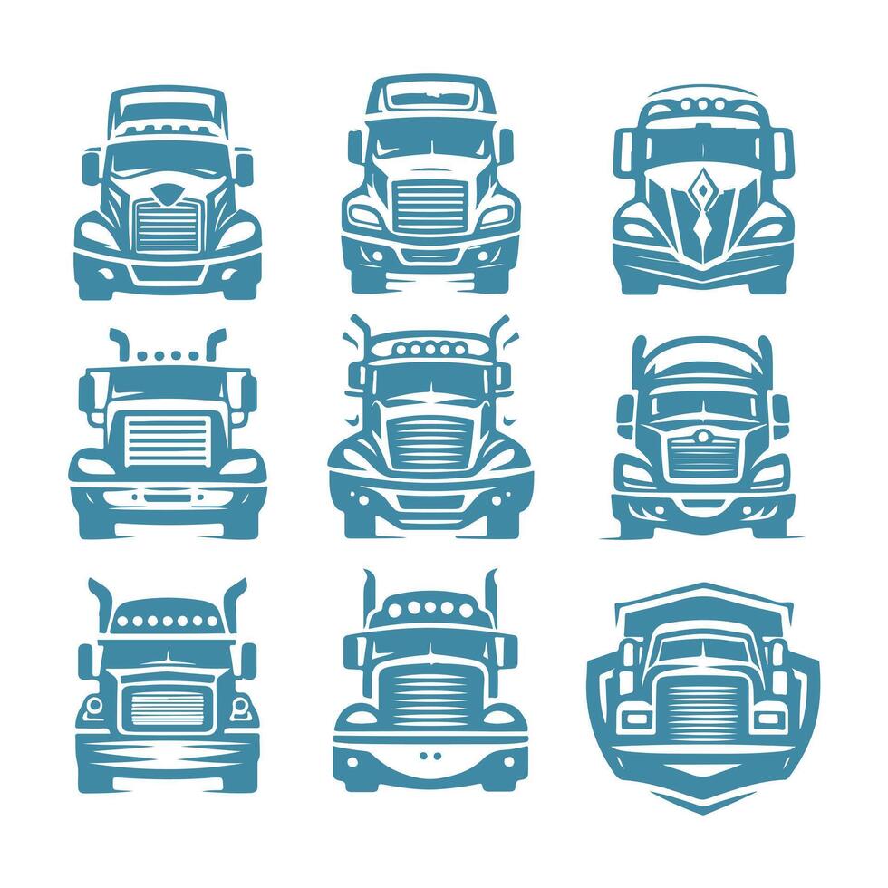 Ironclad Trucking Trucking collection logo vector