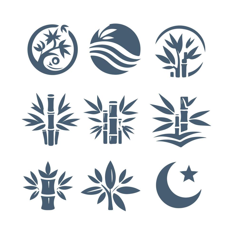 Bamboo Echo Bamboo collection logo vector
