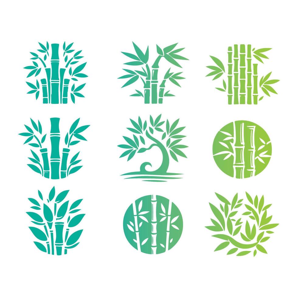 Bamboo Roots Bamboo collection logo vector
