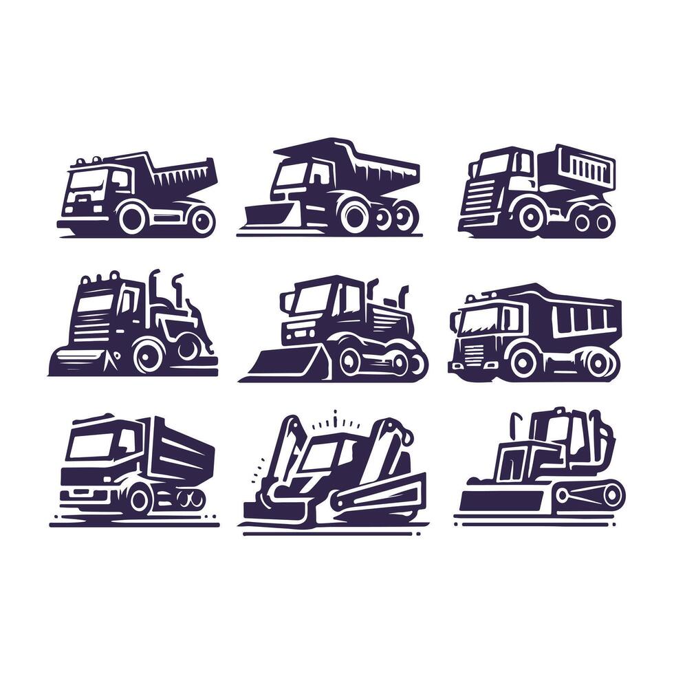 Mega Compactor Compactor collection logo vector