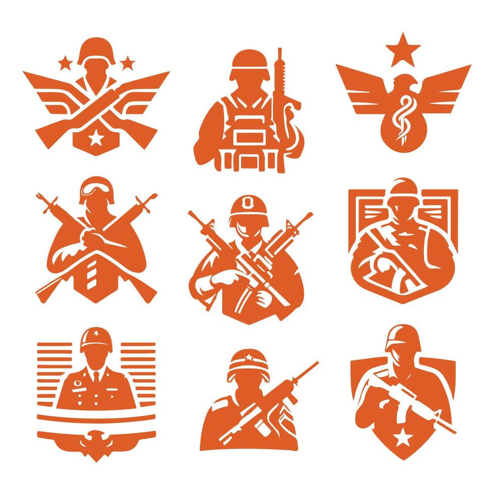 Grim strike Warrior collection logo vector