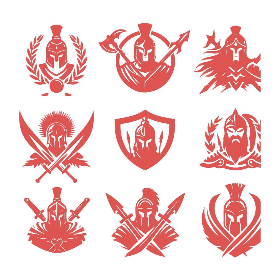 Death wind Warrior collection logo vector