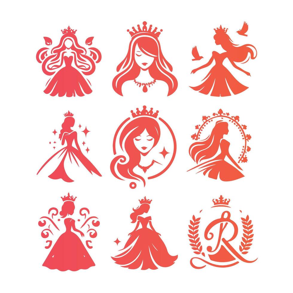 Enchanted Giselle Princess collection logo vector