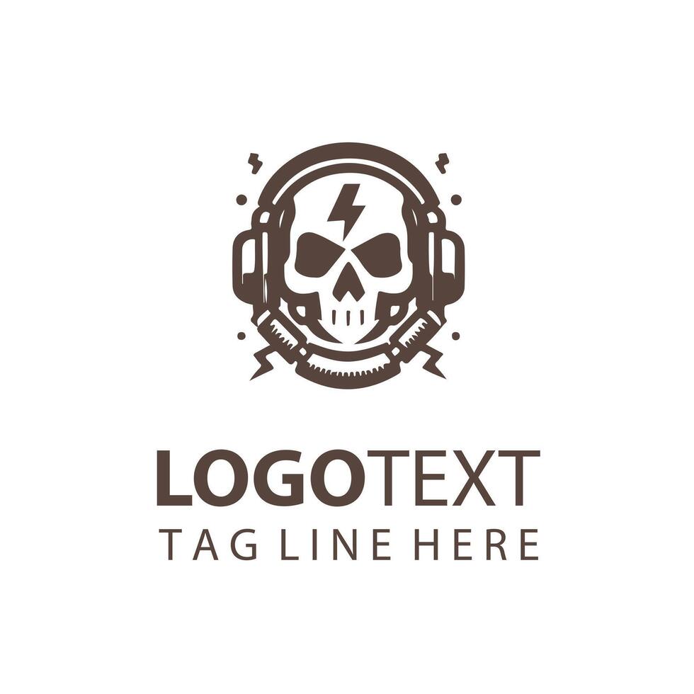 Voltage Vortex Skull ds vector