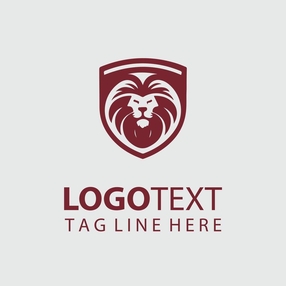 Lion Valor Shield lion sheild ds vector