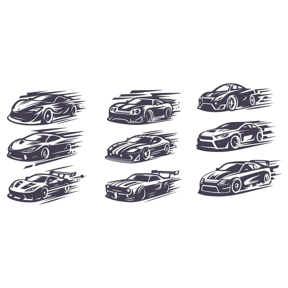 Inferno Fas Racing Car Collection Logo vector