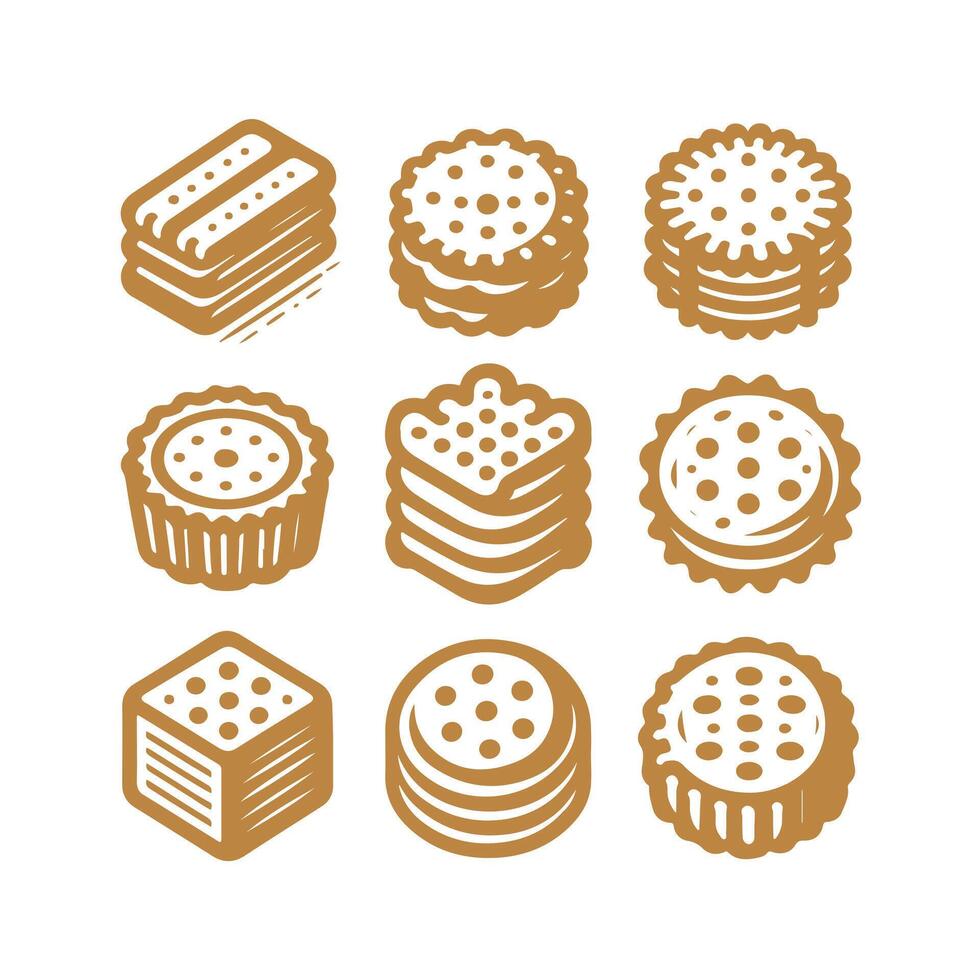 Butter fluff Buscit Collection Logo vector