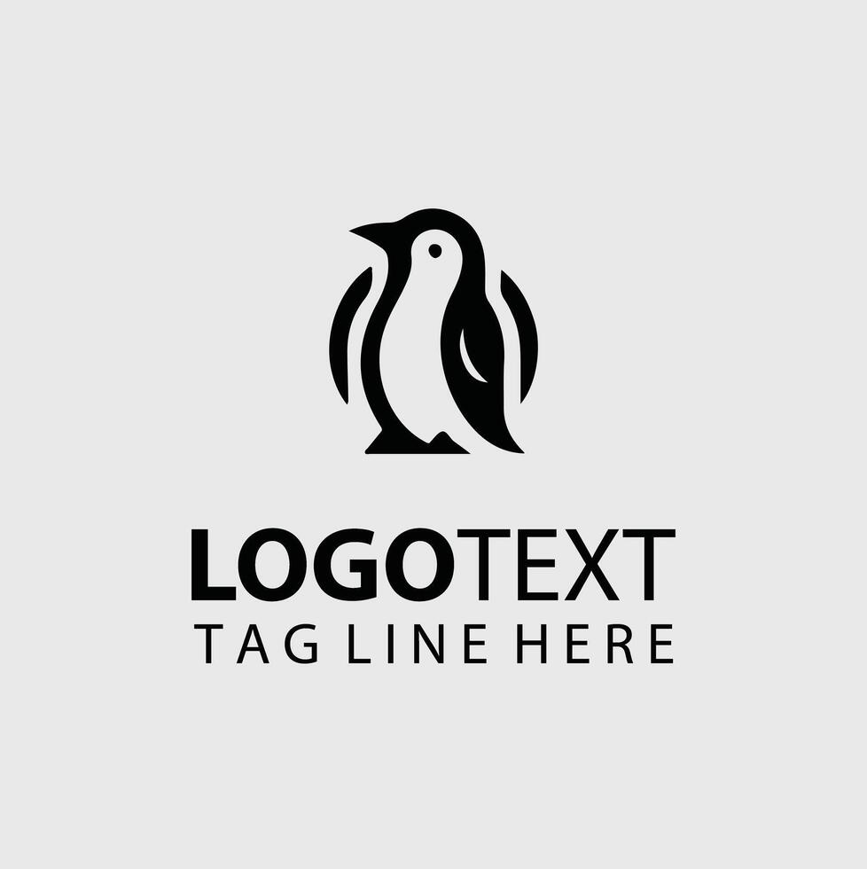 Pathways Penguin Logo Design vector