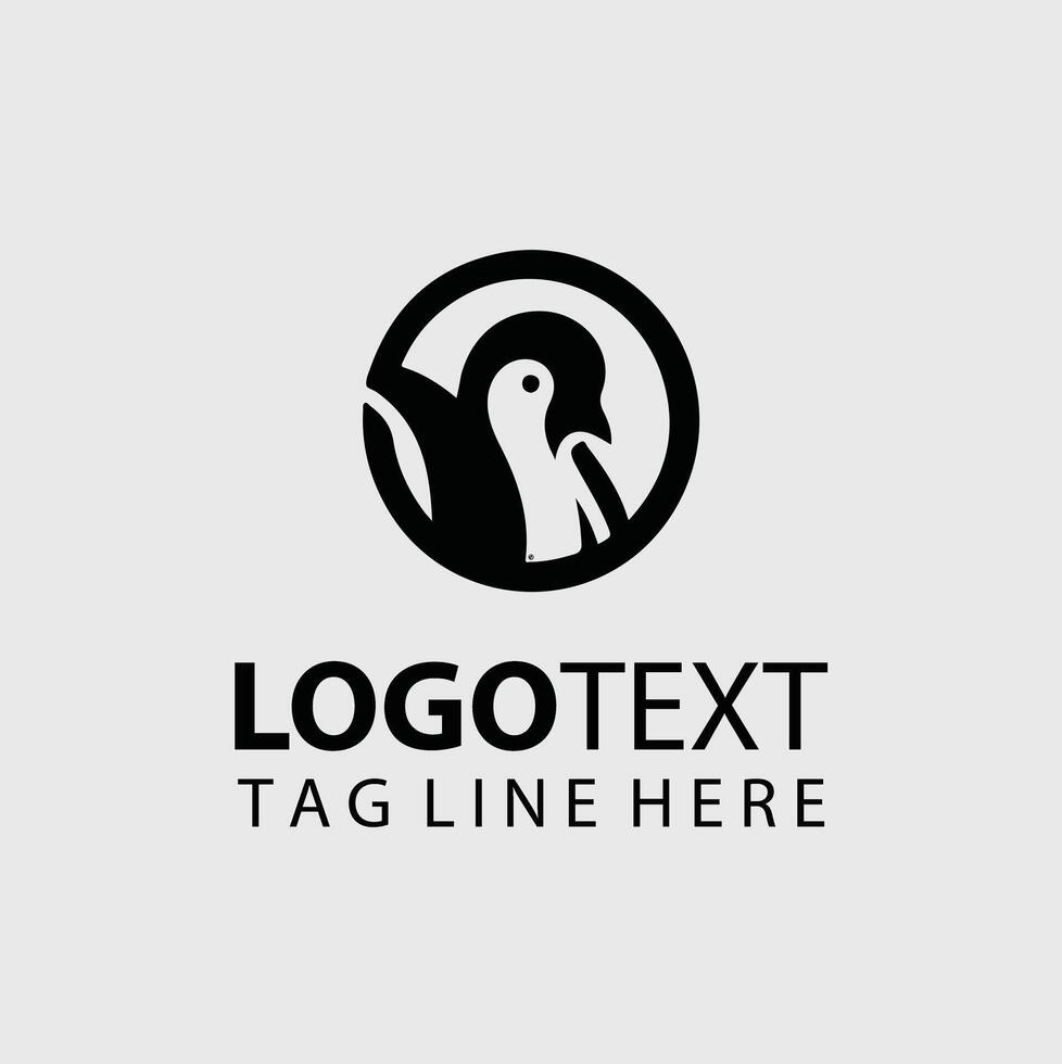 Polar Port Penguin Logo vector