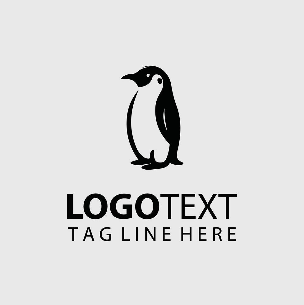 Snow Whirl Penguin Logo vector