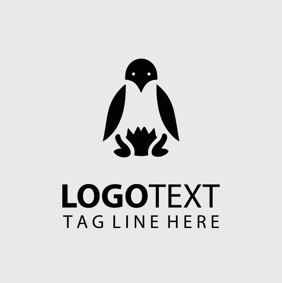 Whirl Penguin Logo vector
