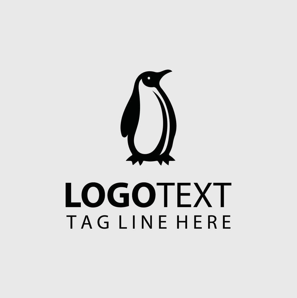 Trek Penguin Logo Design vector