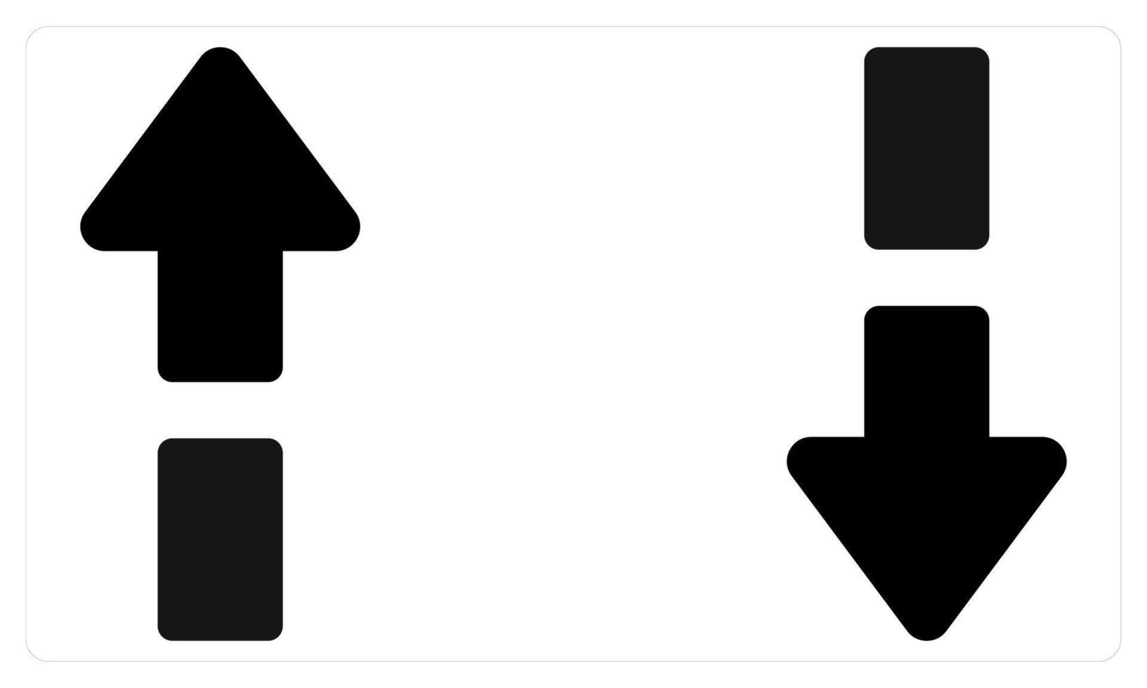 Uploading and Downloading in black color vector