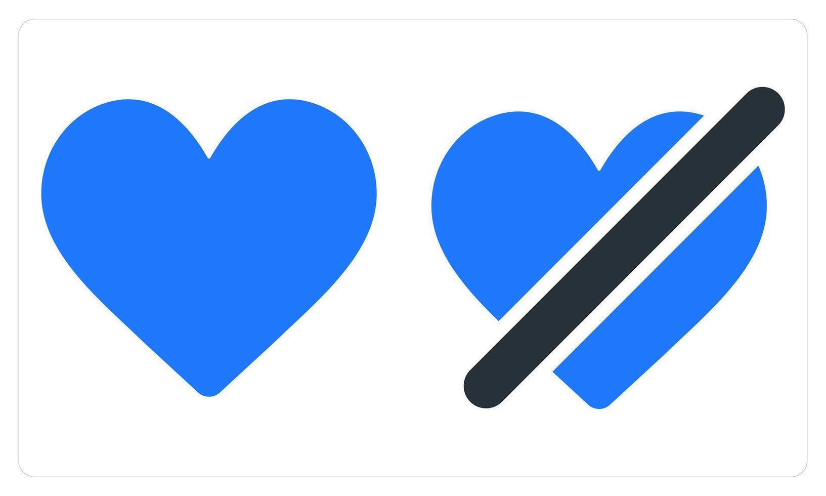In Love Falling In Love in blue color vector
