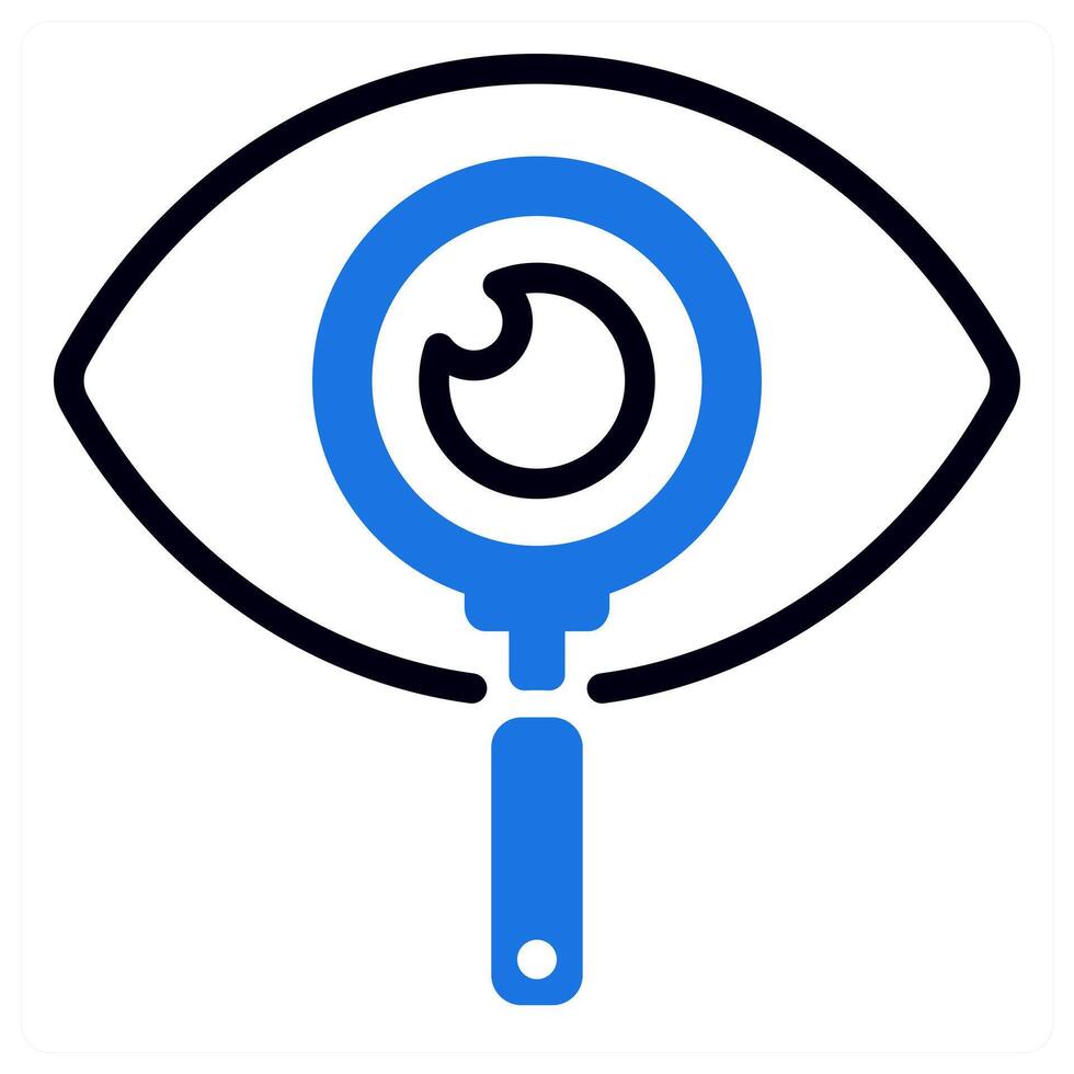 exploration icon in blue color vector