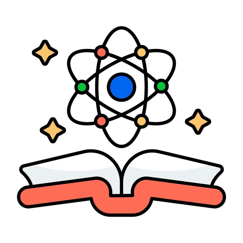 Modern design icon of physics boomy vector