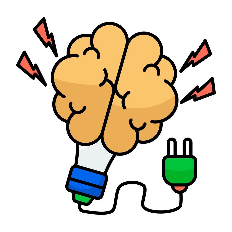 An design of creative mind vector