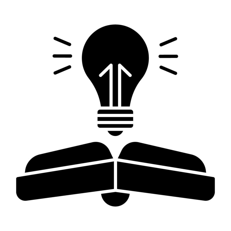 A trendy design of creative book graphics vector