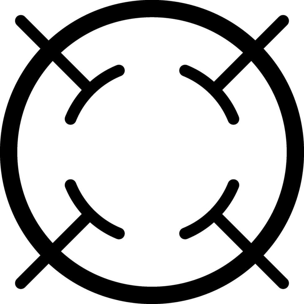 Sniper scope targeting concept emphasizing accuracy, focus, and precision, presented in a simple, minimal, clean, and modern style, capturing the essence of marksmanship and strategy vector