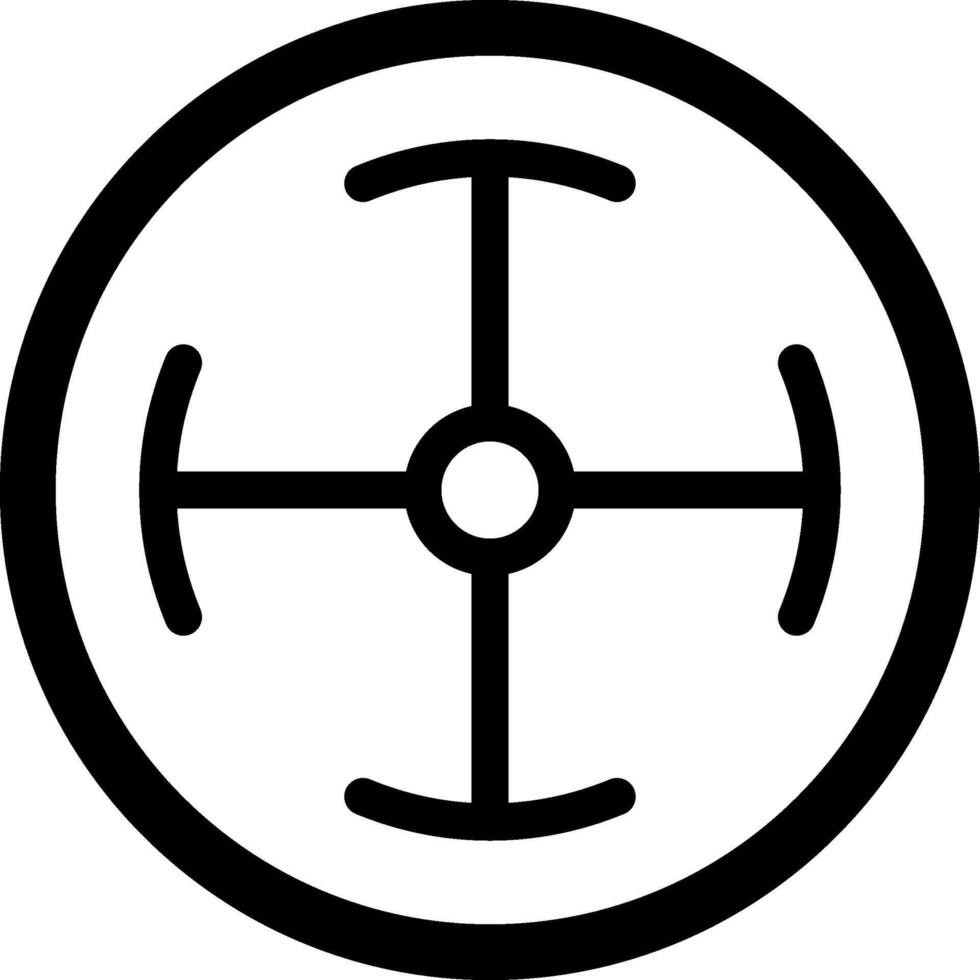 Drone control interface displaying GPS signal and position with a crosshair and circular elements, perfect for indicating location, enhancing targeting, and aiding navigation vector