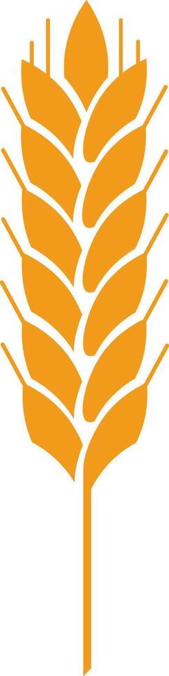 Stylized illustration featuring a wheat stalk, capturing the essence of farming, celebrating food production, and showcasing the abundant gifts of nature's harvest vector