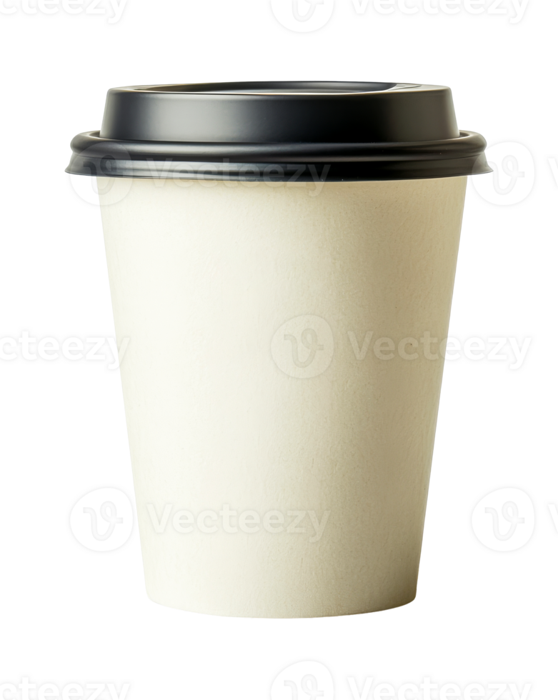 Blank coffee cup ready for custom branding and design png