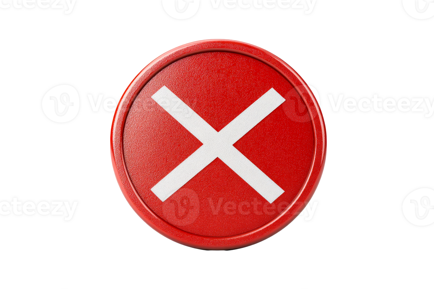 Red round sign with white cross symbol indicating prohibition png