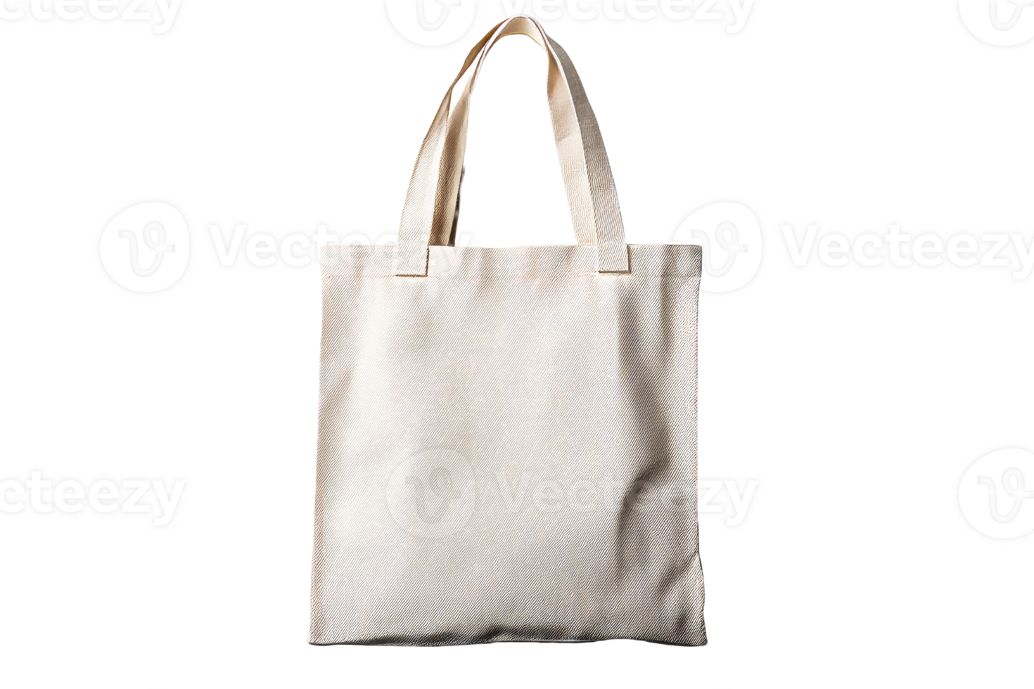 Neutral canvas tote bag for daily use and shopping png