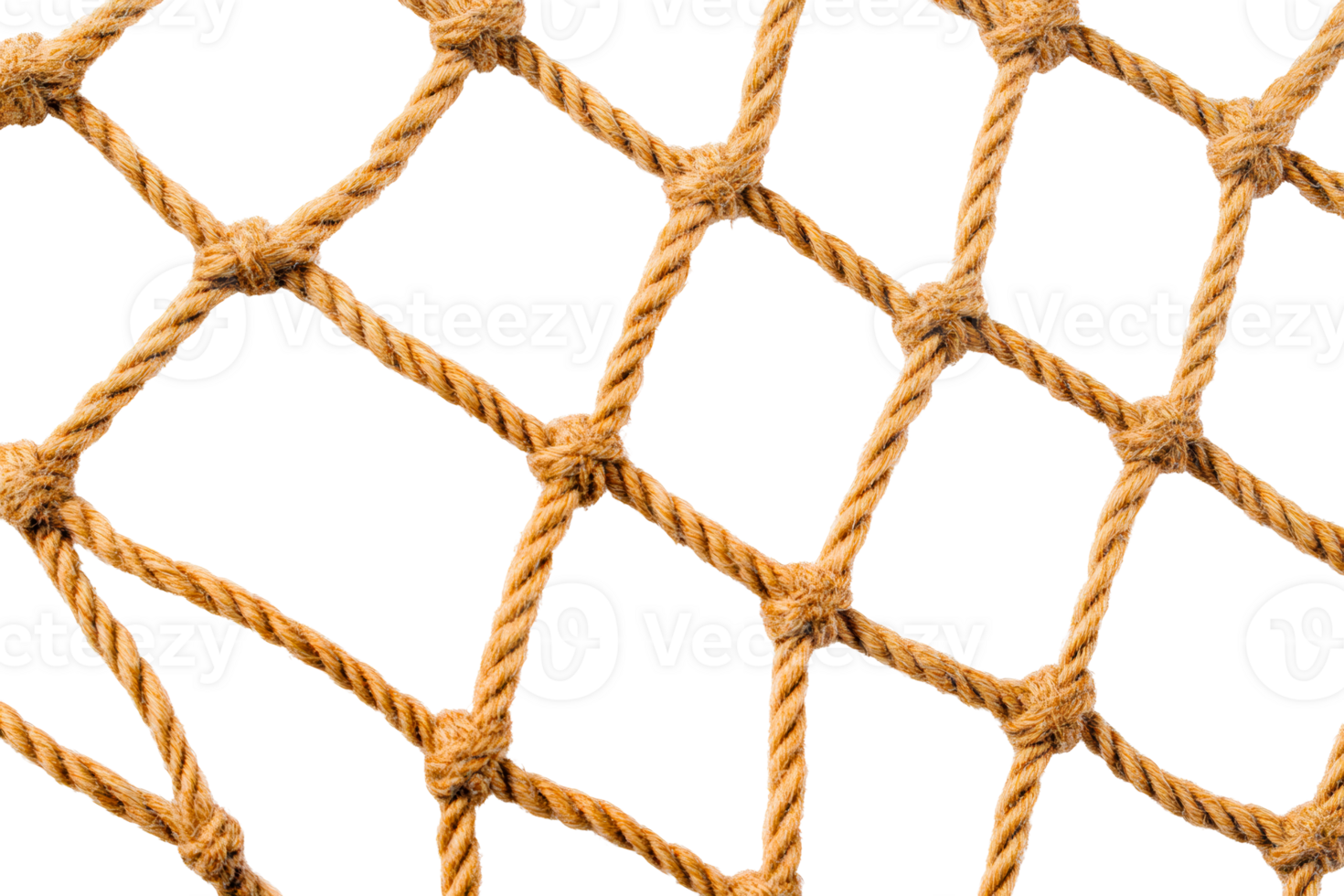 Knotty rope net on a clear background highlights craftsmanship png