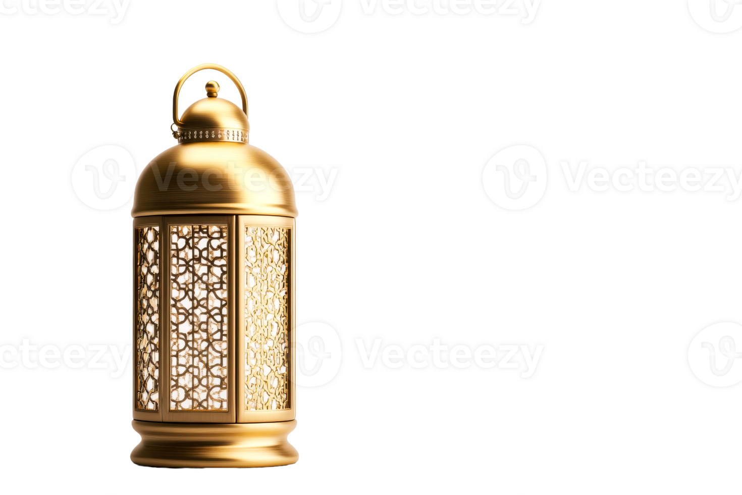 Decorative gold lantern with intricate patterns for various uses png