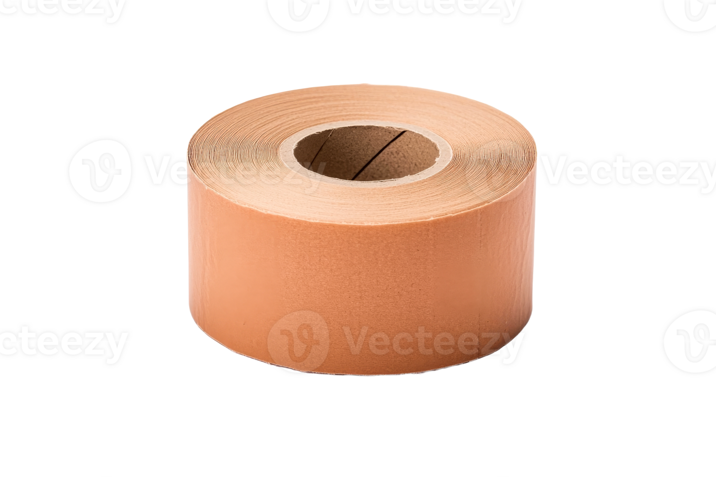 Brown masking tape roll on transparent background for crafting png