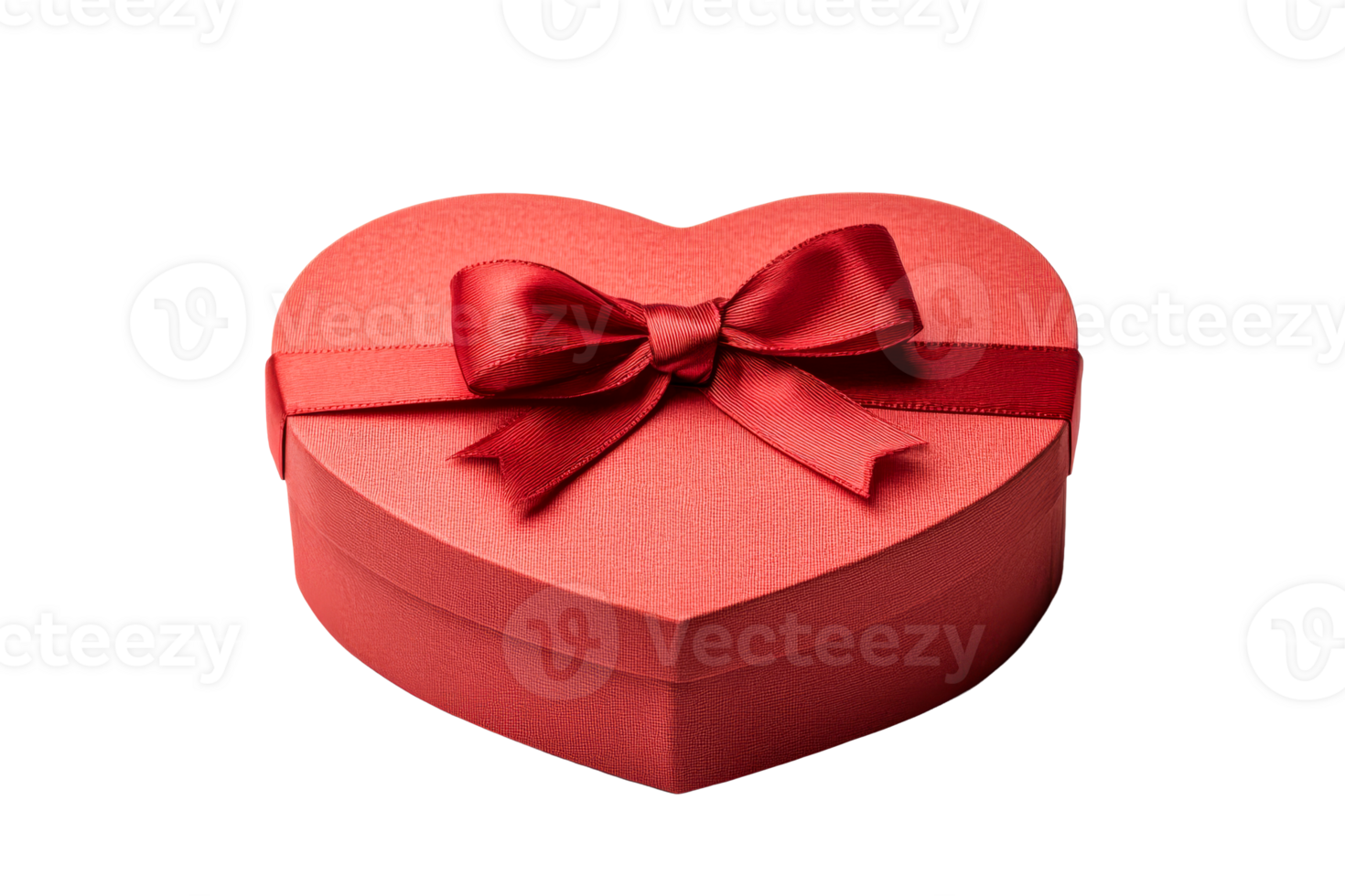 Heart shaped gift box with ribbon for special occasions png