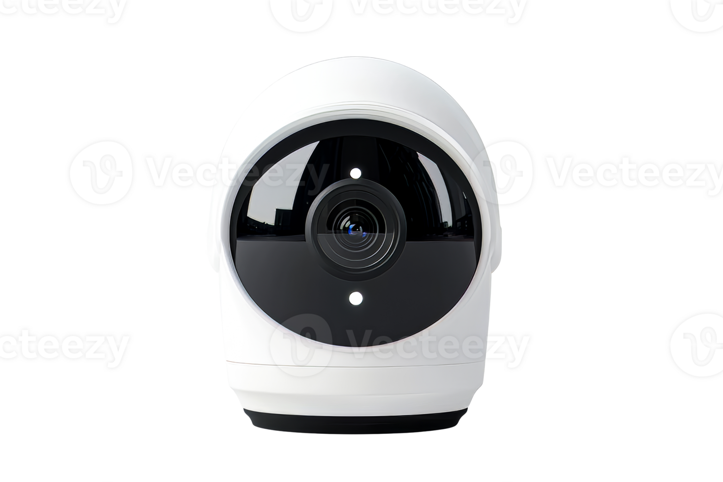 High definition indoor security camera with sleek design and rotation png