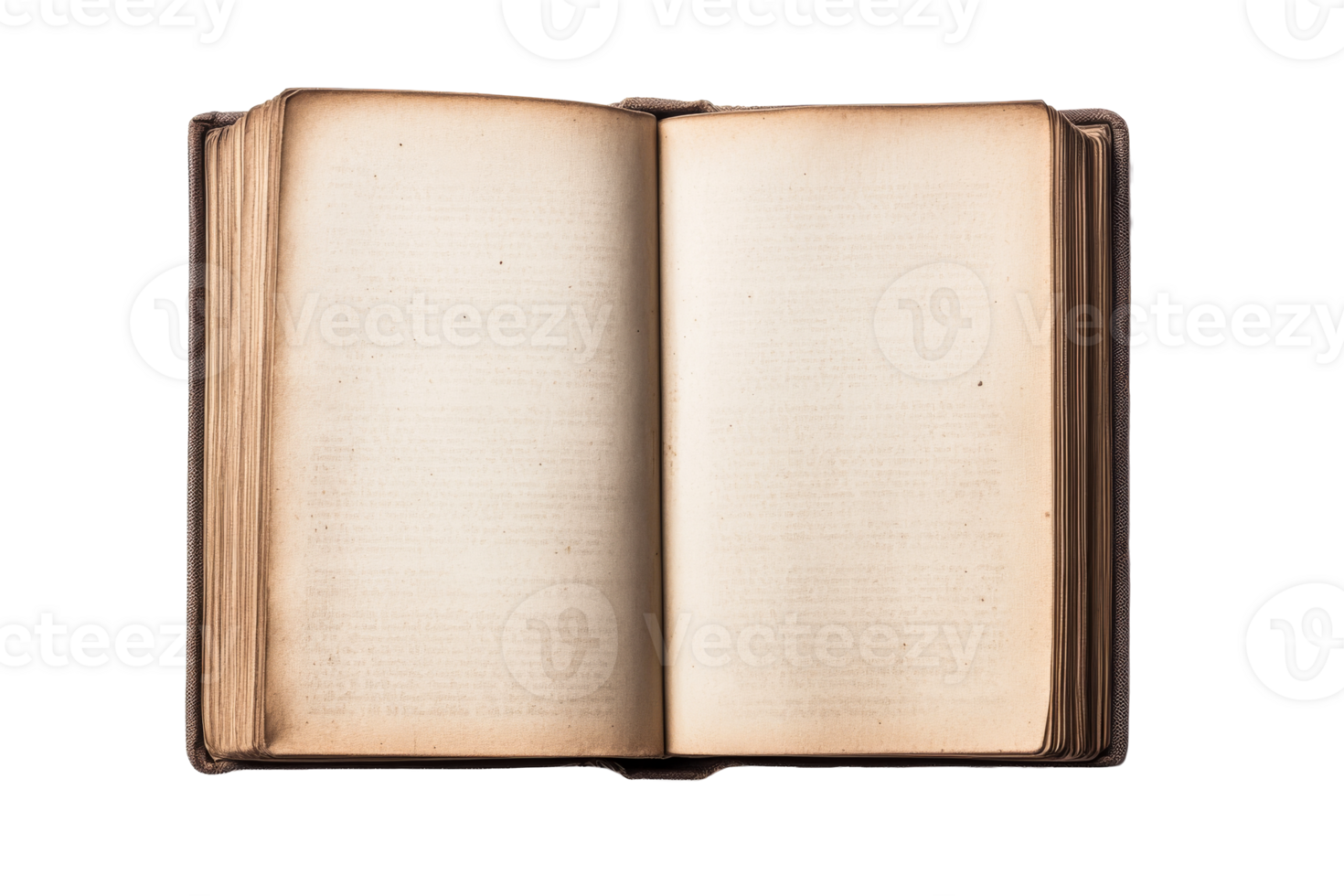 Open book with blank pages resting on a flat surface png