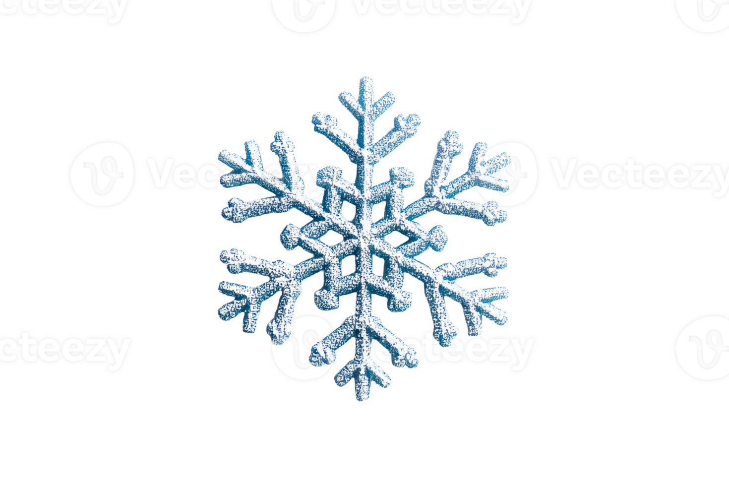Snowflake design on transparent background for winter themes png