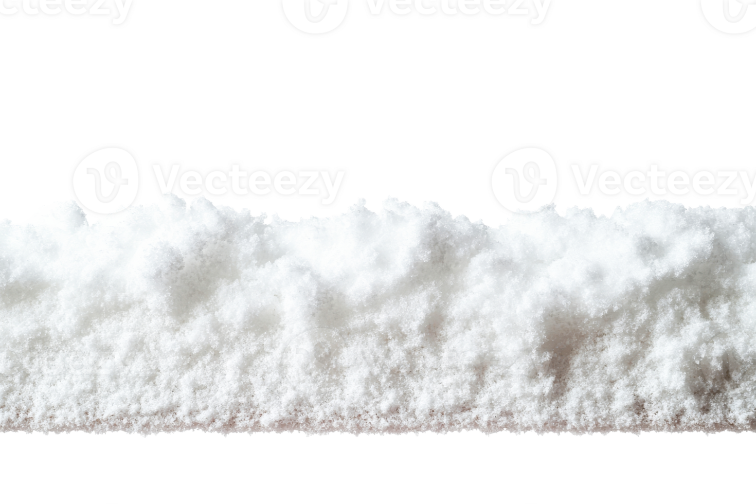 Fine white sugar with a soft texture on a transparent background png