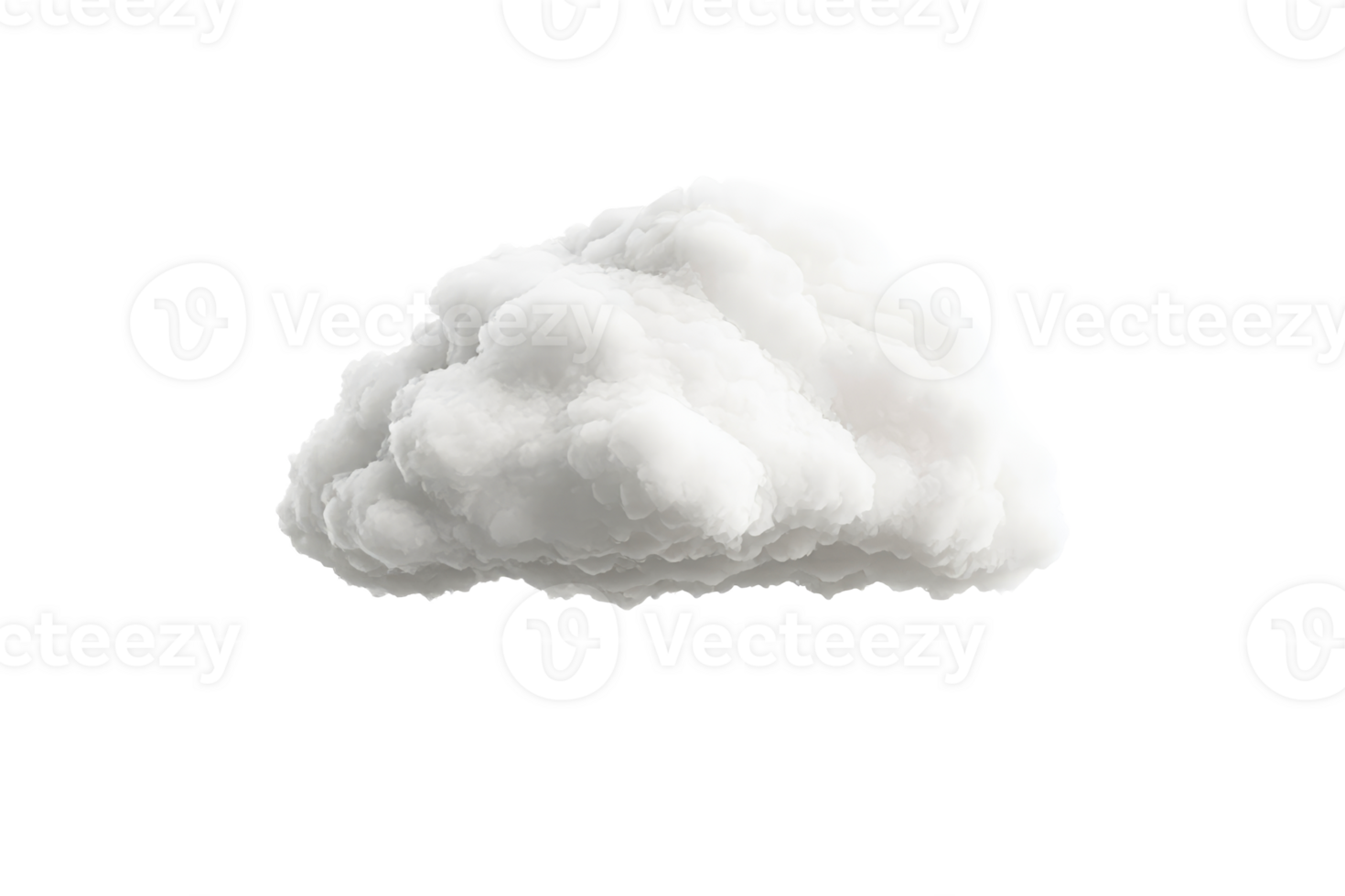 White fluffy cloud, isolated object, dreamlike, floating softly, cut out transparent png