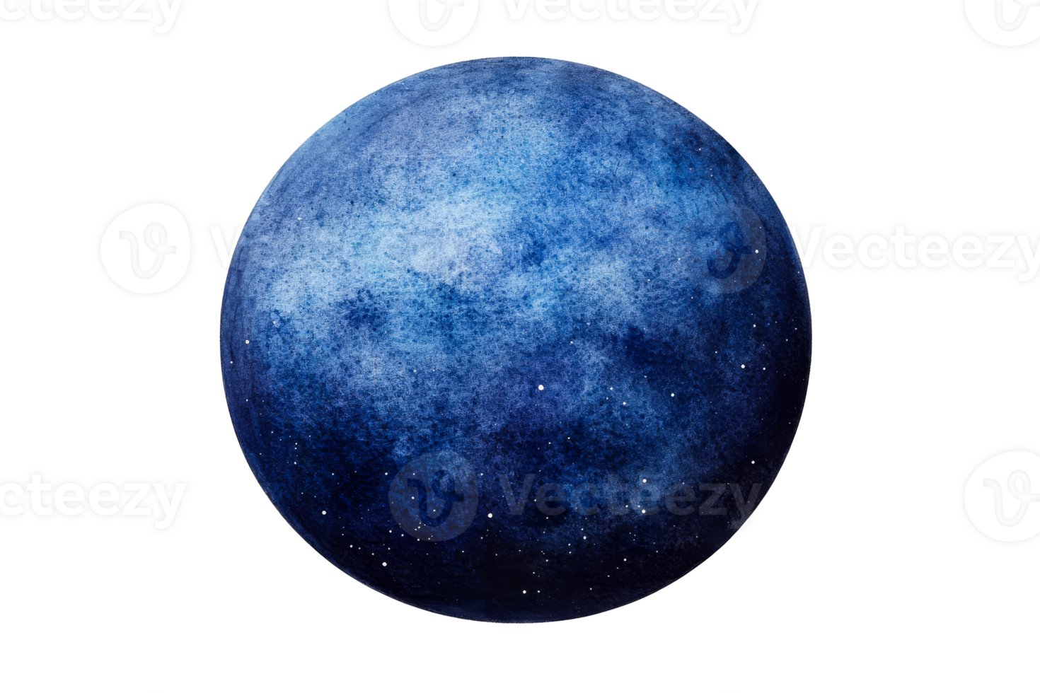 Universe Abstract Blue Globe, cut out transparent png
