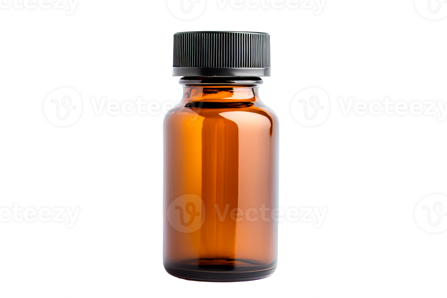 Amber glass essential oil bottle, aromatherapy, medicine, blank, cut out transparent png