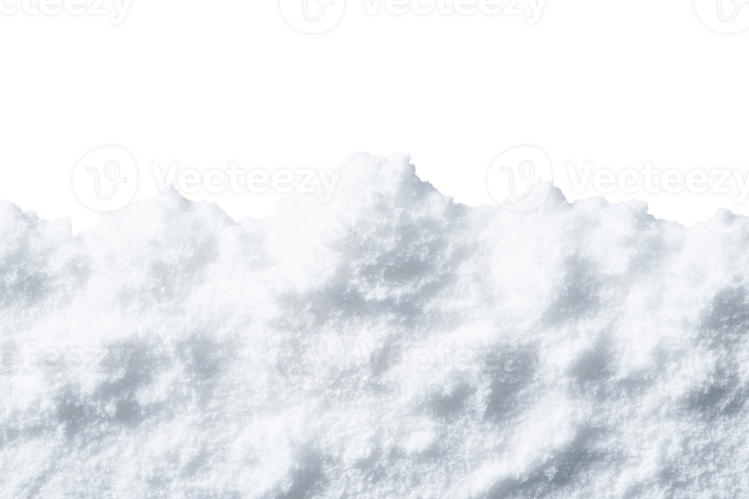 Fresh drifts of clean white snow, crisp texture, cold weather , cut out transparent png