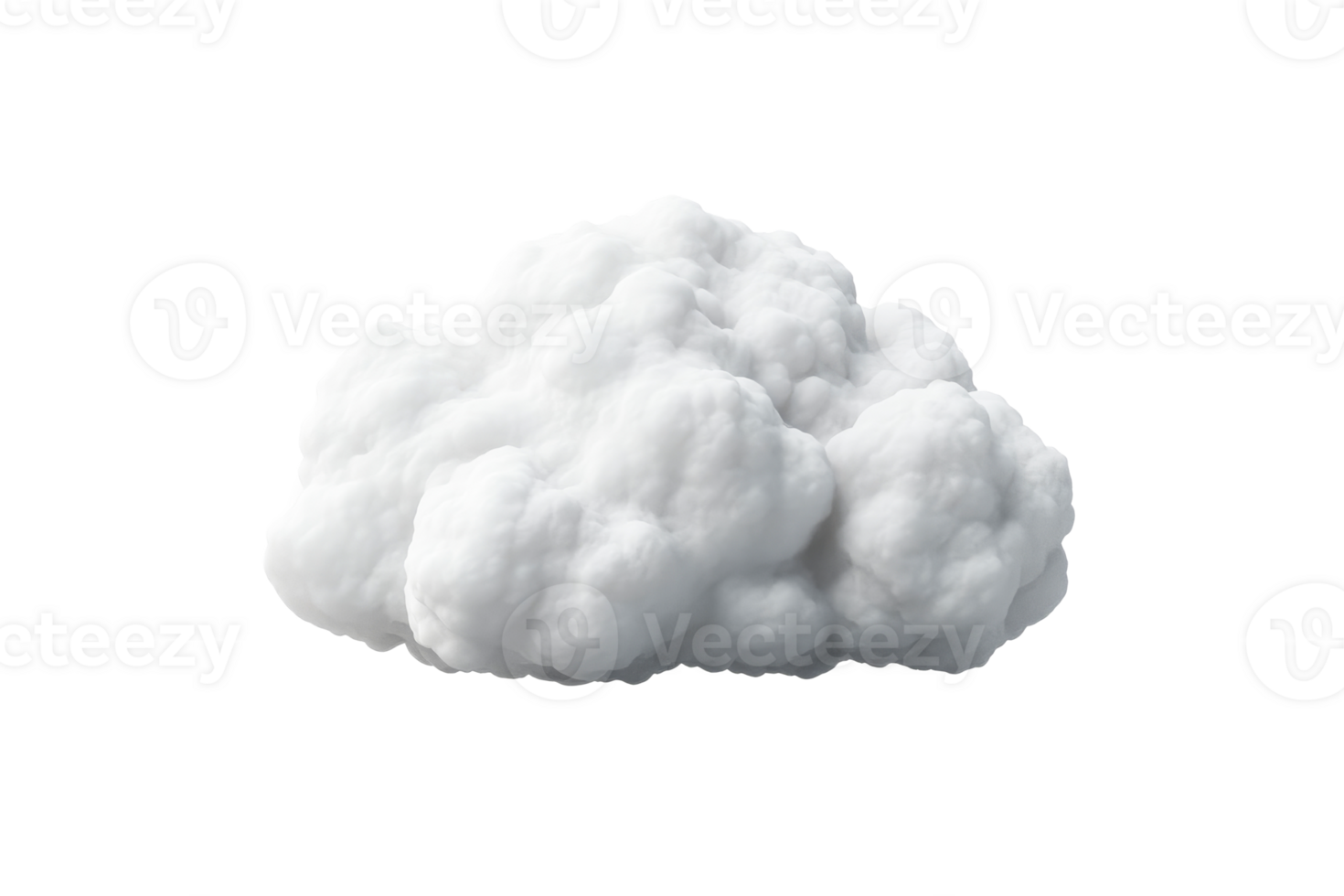 Soft fluffy cloud floating in the sky png