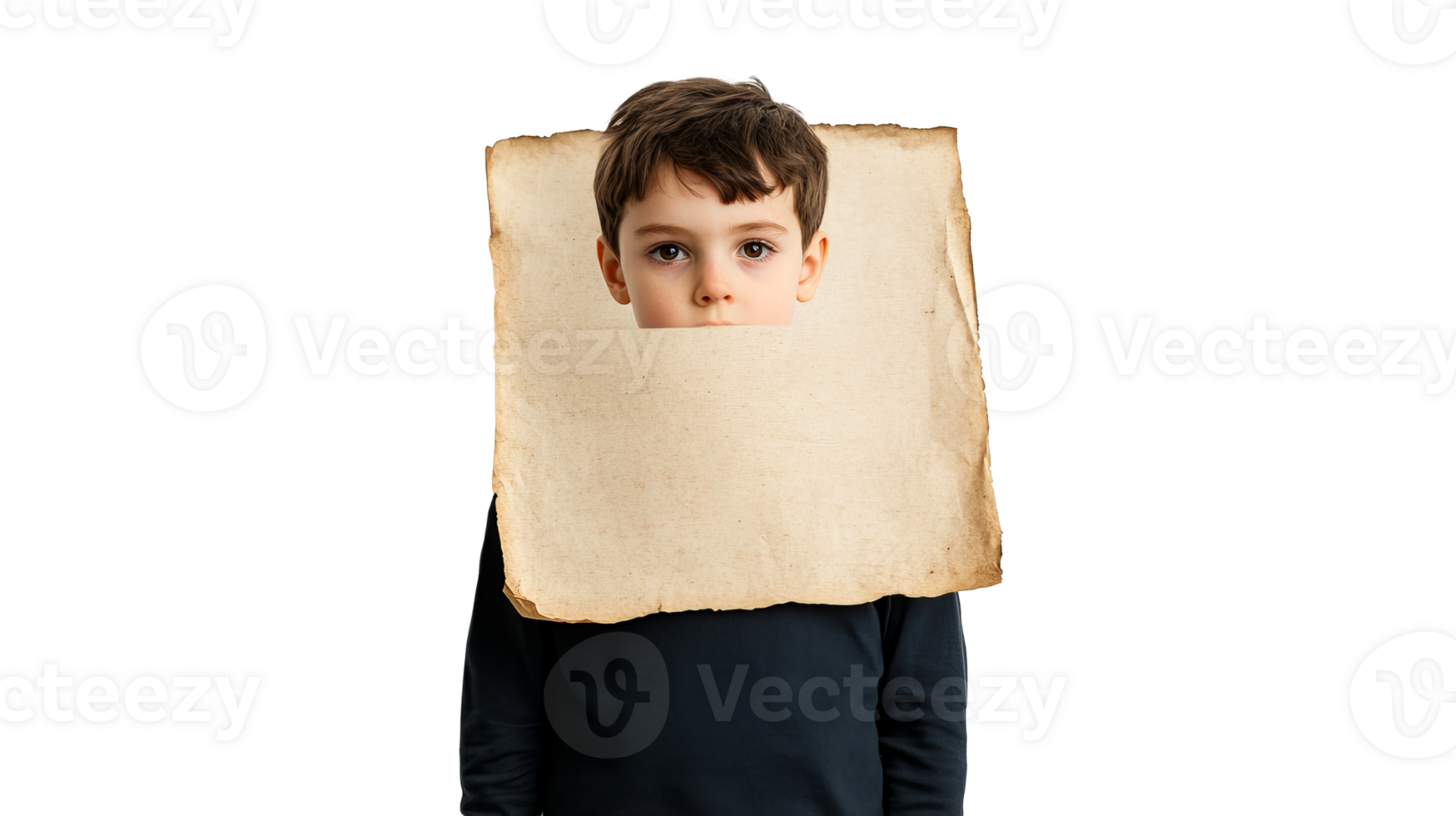 Child with cutout on clear background png