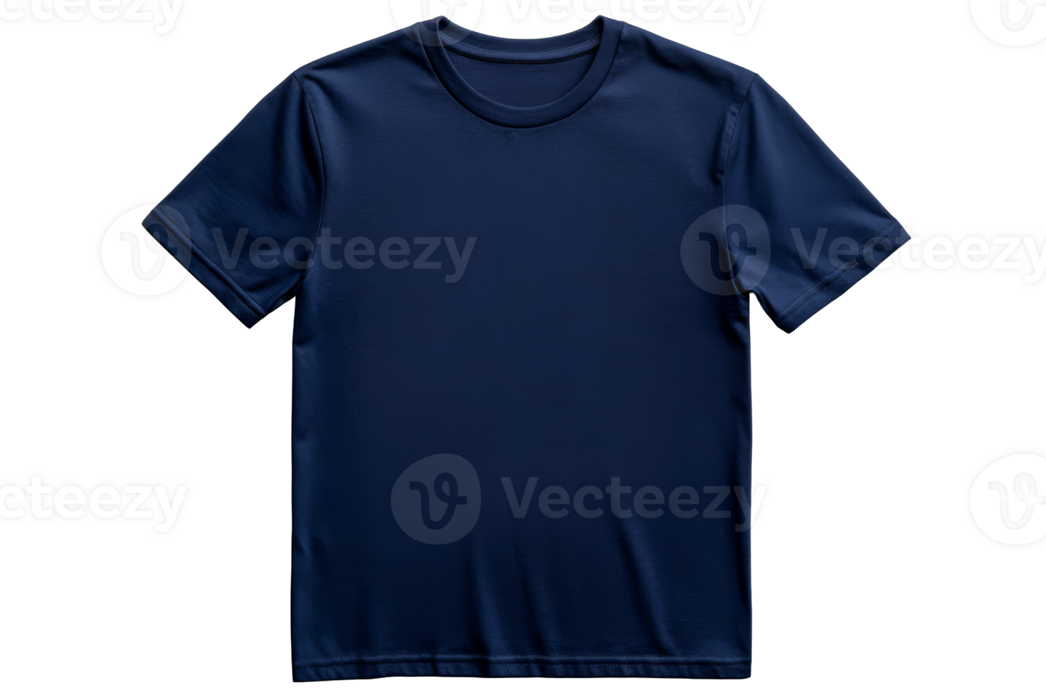 Classic navy blue short sleeve t shirt design png